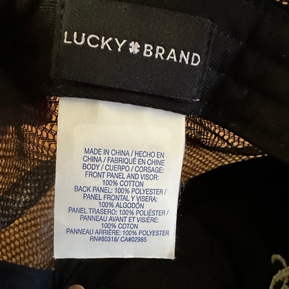 Lucky Brand Coors Banquet Gray Black Hat Cap - Picture 7 of 12